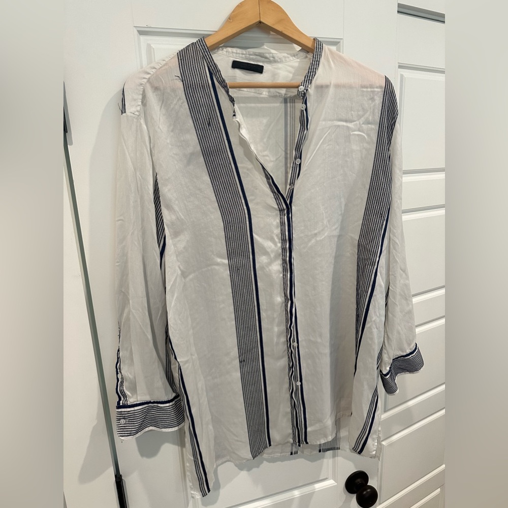 The Row Silk Tunic Shirt